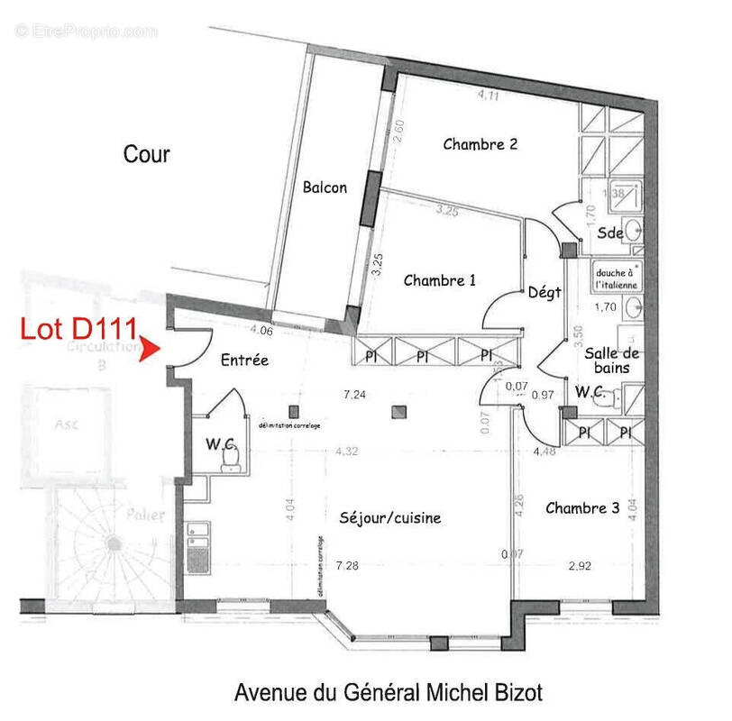 Appartement à PARIS-12E