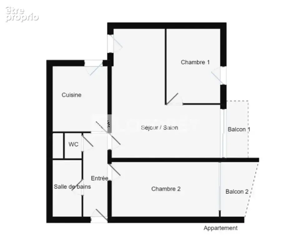 Appartement T3 lumineux avec double balcon, Proche tramway - photo 13