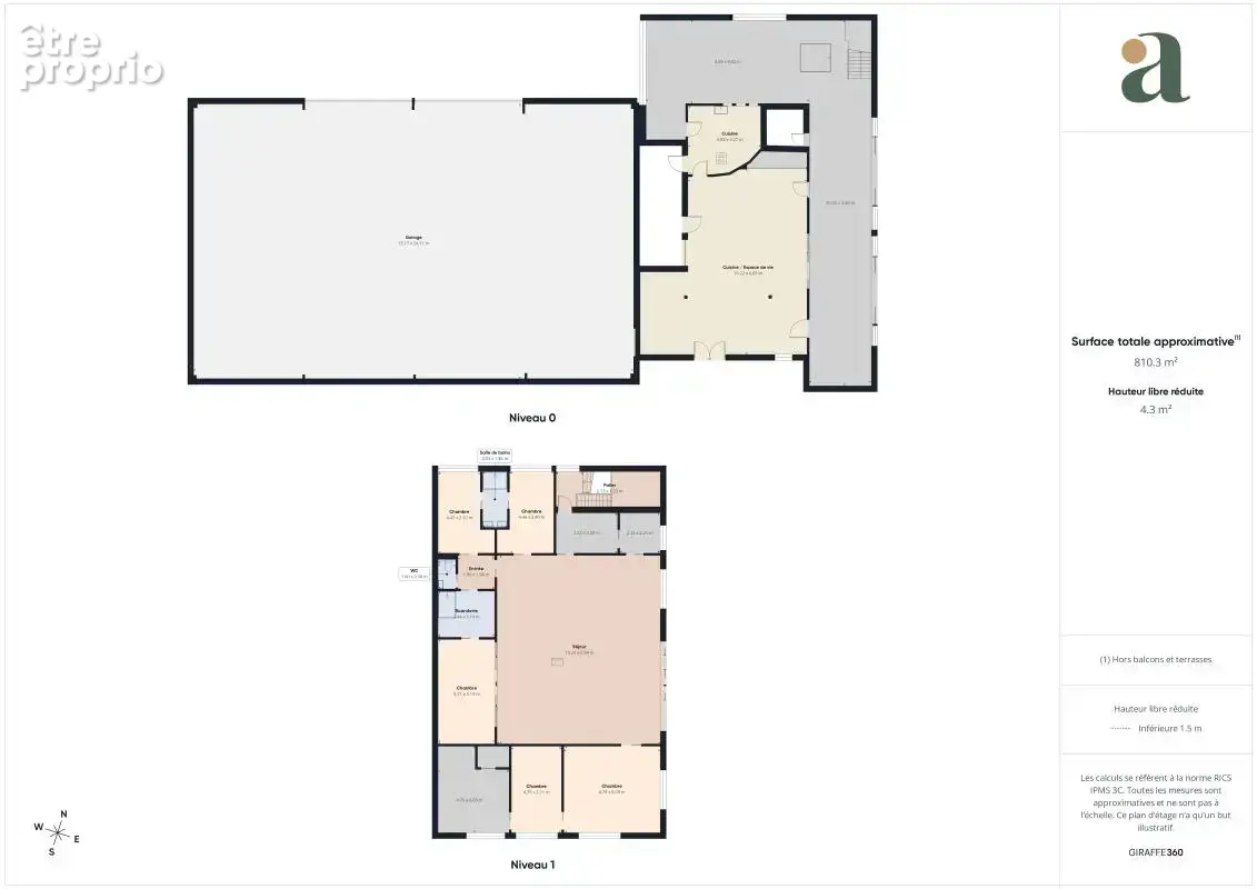 Ensemble Immobilier Rare & Polyvalent : 360 m² de Local Pro + 460 m² d'Habitation sur Terrain de + 6 000 m² en vente à TREMBLAY  - photo 19