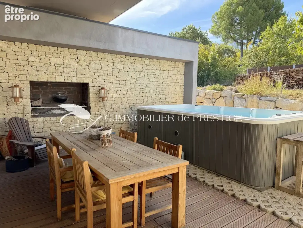 Une villa contemporaine en village avec vue Ventoux et Gorges de la Nesque - photo 2