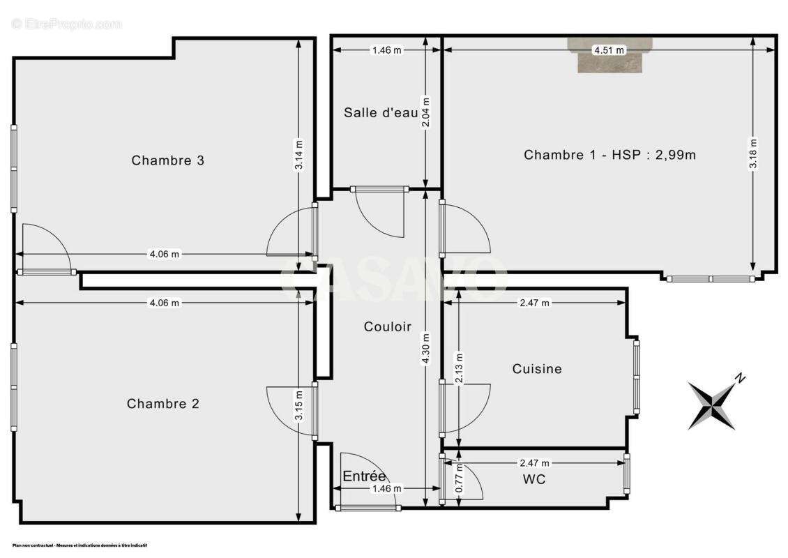 Appartement à PARIS-14E