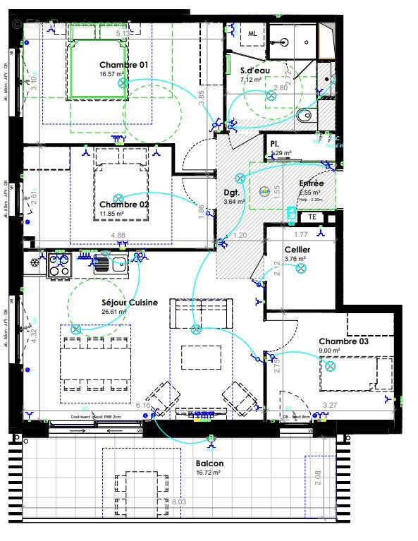 Appartement à LA WANTZENAU