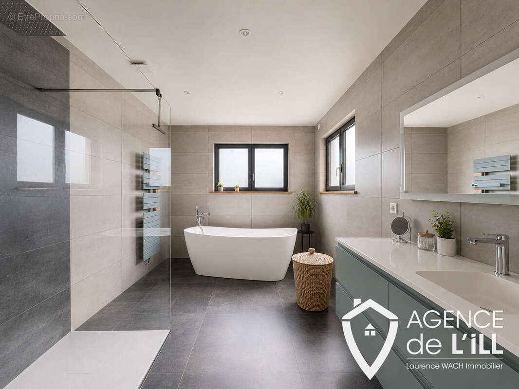 Maison contemporaine 160 m2 sur un terrain 14.50 ares avec vue dégagée - photo 8