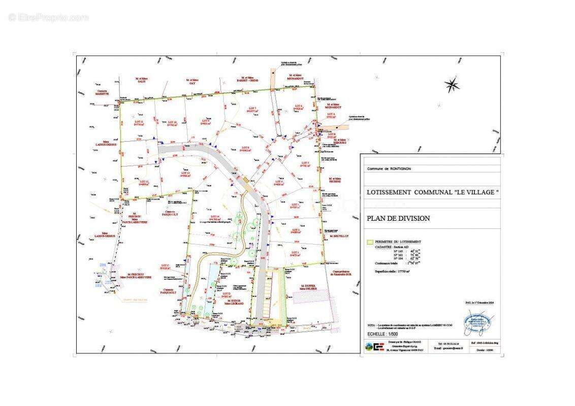 Terrain à RONTIGNON