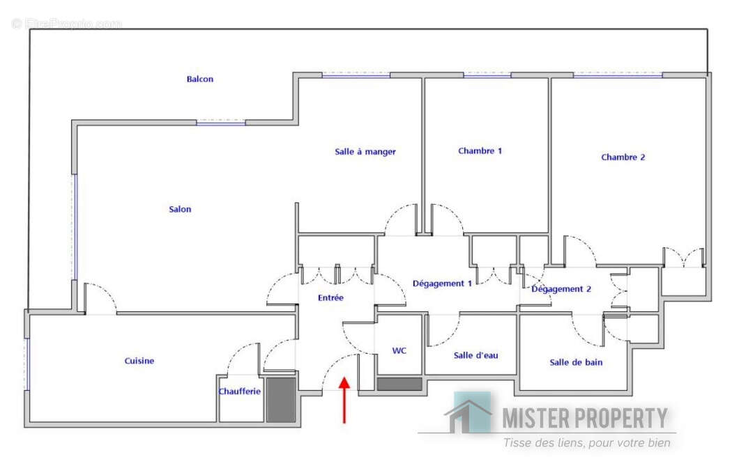 Appartement à BOUGIVAL