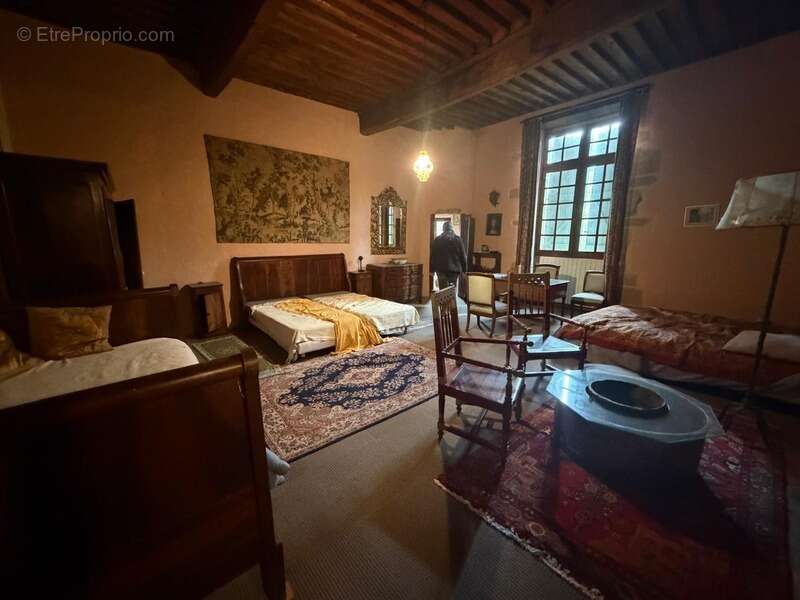 MARCIAC(32): ancienne SEIGNEURIE avec BEAU CHATEAU XIV sur 3,5ha, cachée, au bout du chemin, sans voisin, en campagne, 500m2 hab - photo 77