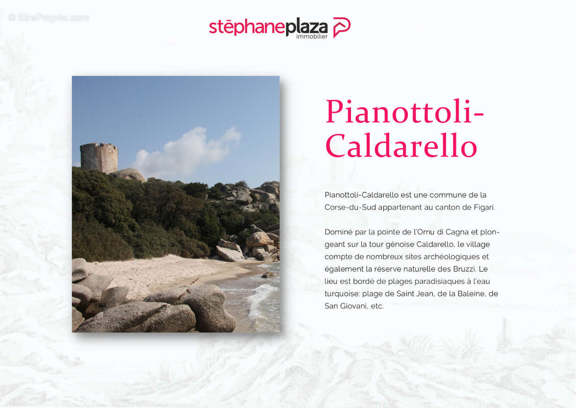 Appartement à PIANOTTOLI-CALDARELLO