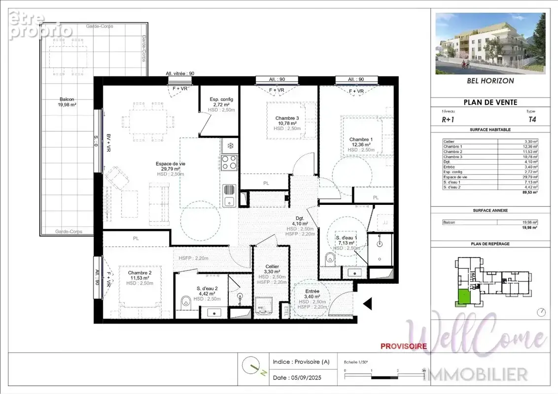 VEFA - Appartement T4 de 90m² avec 2 box inclus à Challes-les-Eaux ! - photo 2