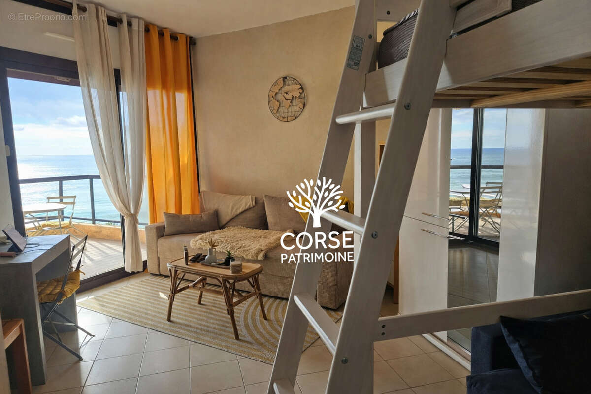 Studio vue mer Santa Lucia Di Moriani - photo 5