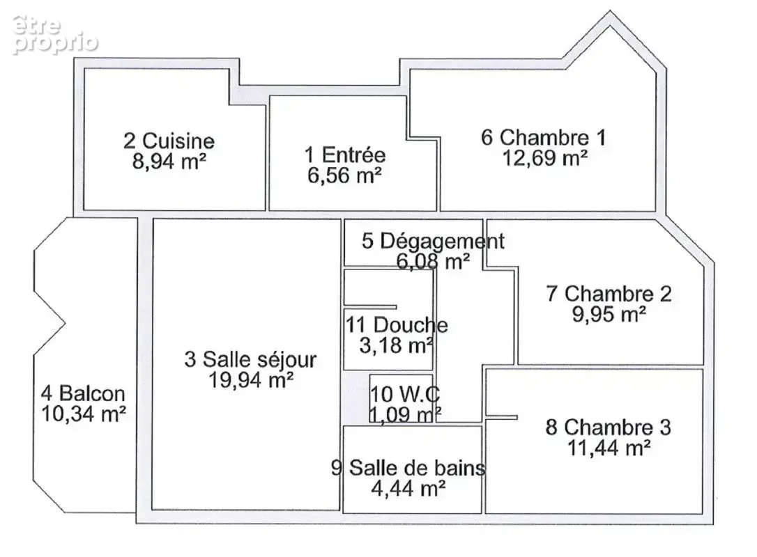 Appartement 4 pièces 84 m² à vendre à Courbevoie (92400) - photo 2