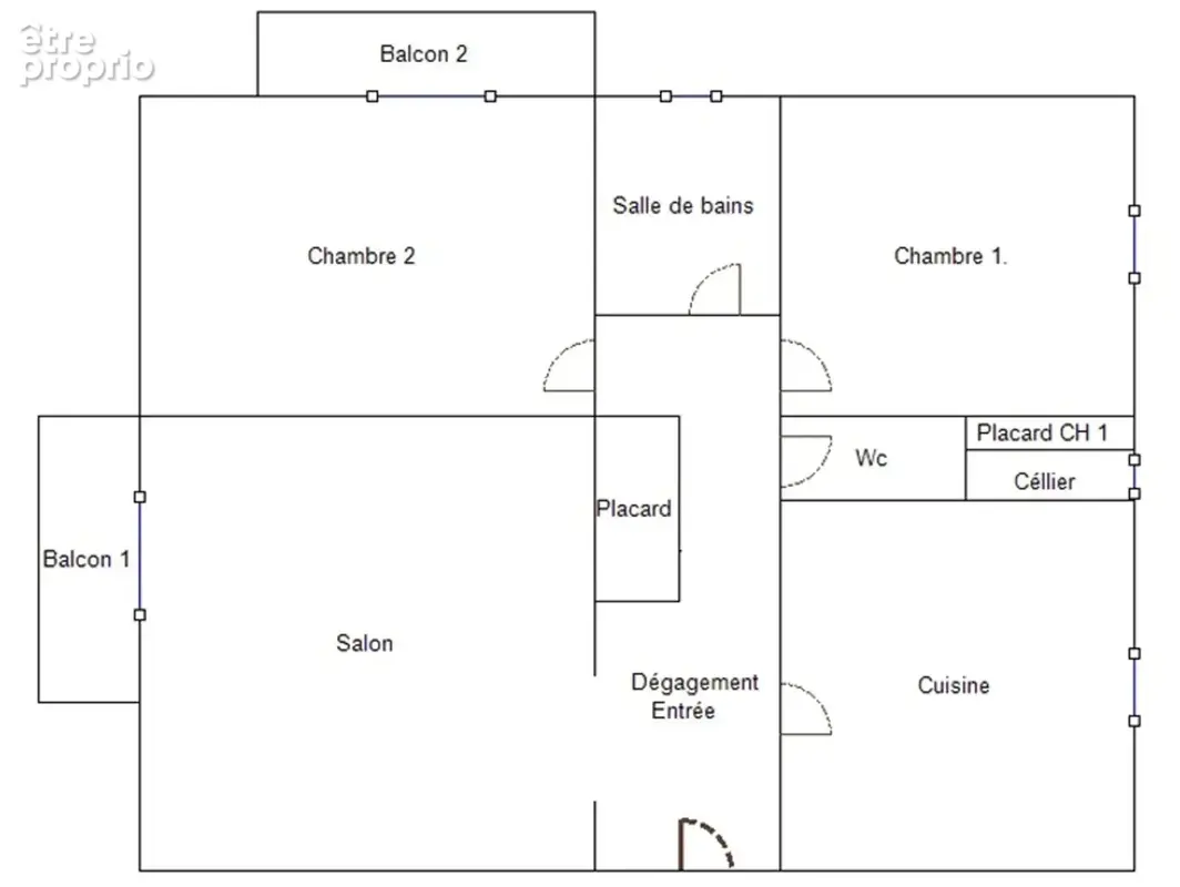 Appartement T3 en dernier étage 72m2 et ses deux balcons - Haut Montchapet limite Victor Hugo - photo 8