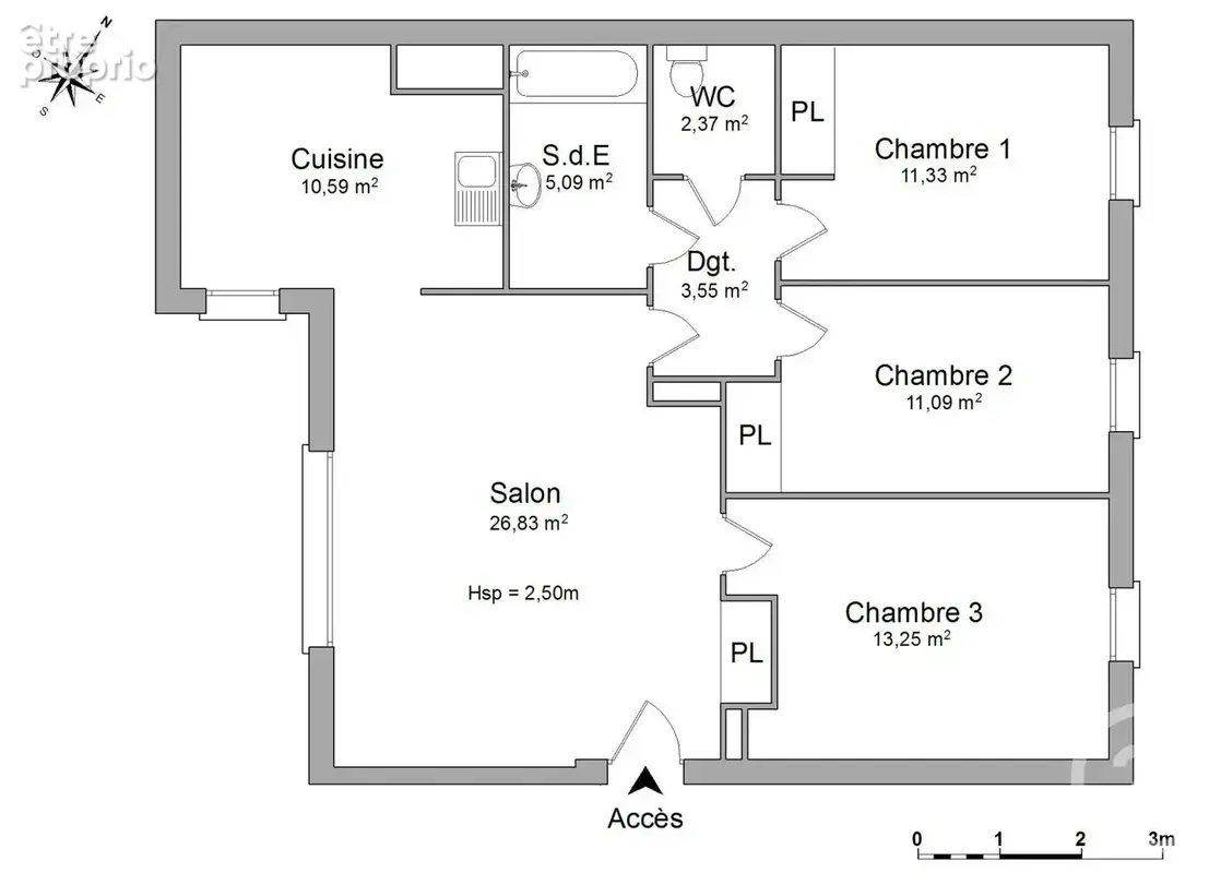 Appartement 4 pièces 84 m² à vendre à La Tronche (38700) - photo 5