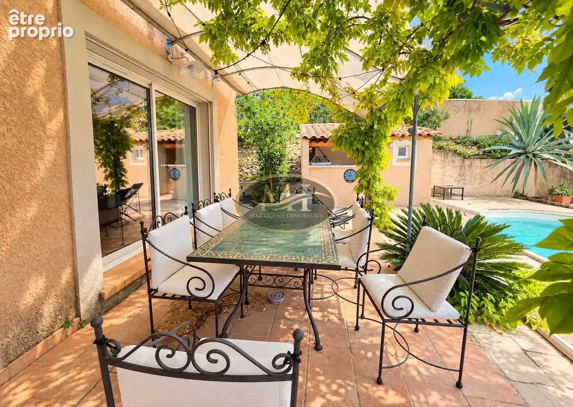 Figuerolles martigues   maison familiale avec piscine & garage 35m2 - photo 2
