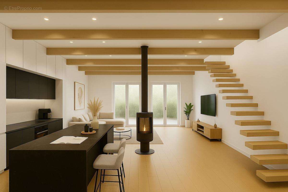 loft Quartier prisé et calme de Dijon Parc, possibilité PMR, Appartement 4 chambres de 120 m² hauteur cathédrale sur un bâti en  - photo 4
