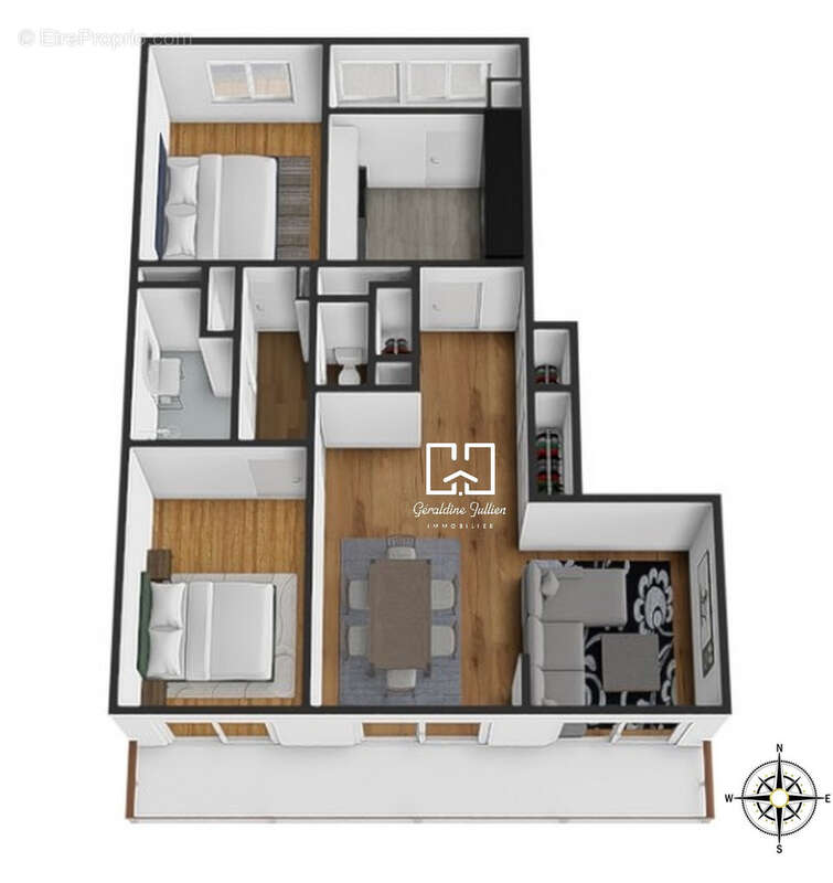 Appartement de 3 pièces à Briançon - photo 2