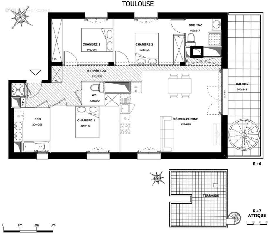 Dernier etage rooftop 60 m2 - photo 4