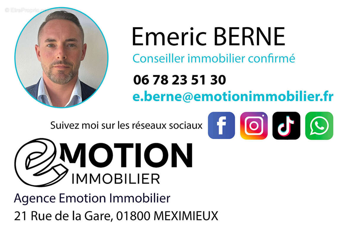 Appartement à AMBERIEU-EN-BUGEY