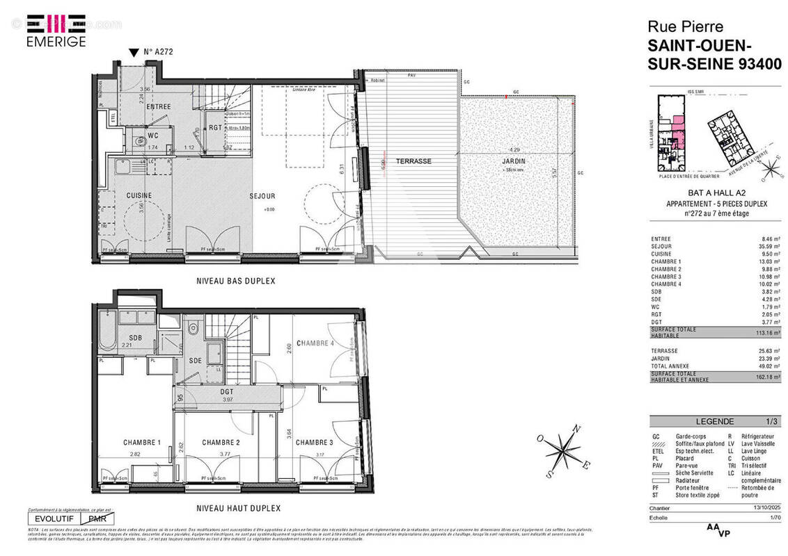 Appartement à SAINT-OUEN