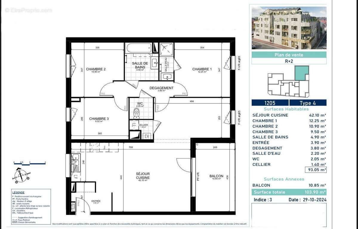 Appartement à MARCQ-EN-BAROEUL