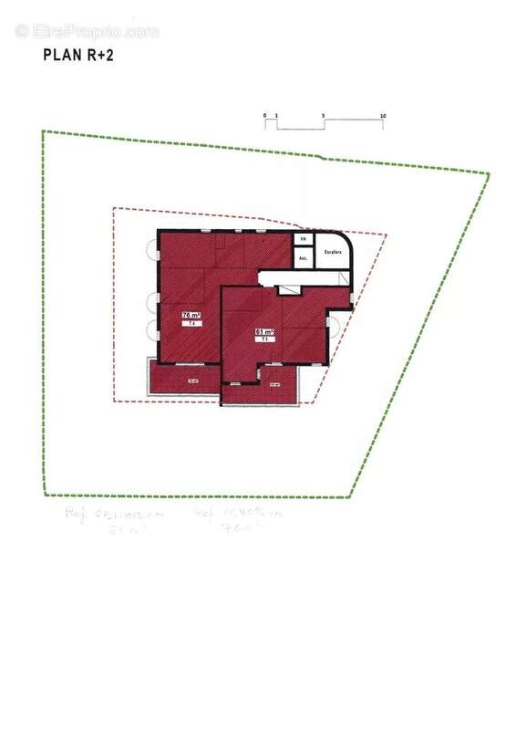 Exceptionnel ! Antibes proche centre ville , 3 Pièces en 2ème étage de 61m² bénéficiant d'une terrasse de 15 m² avec cave et par - photo 2