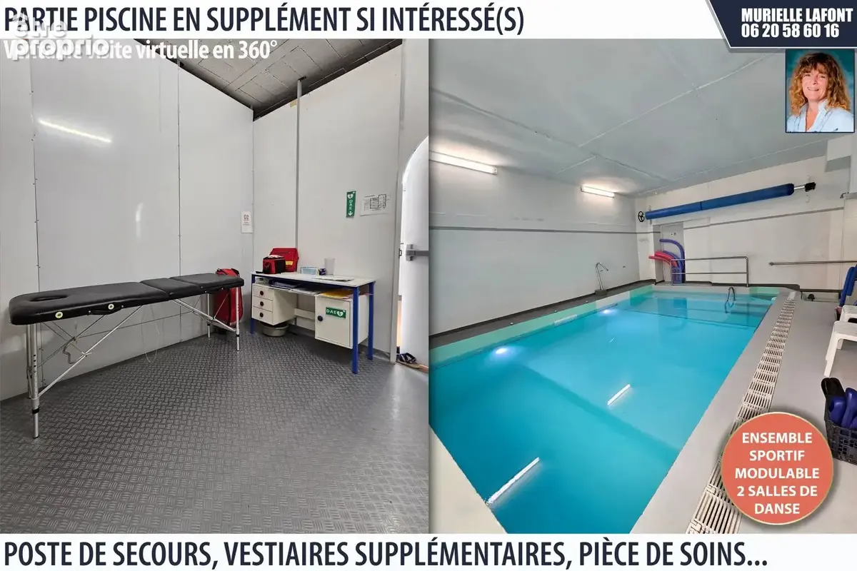 Murs et fonds - ensemble sportif - photo 6