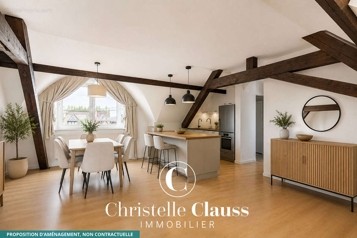 Appartement Benfeld 2 pièce(s) 61.86 m2 - photo 2