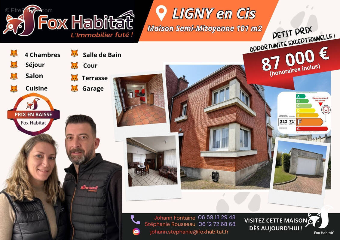 Maison à LIGNY-EN-CAMBRESIS