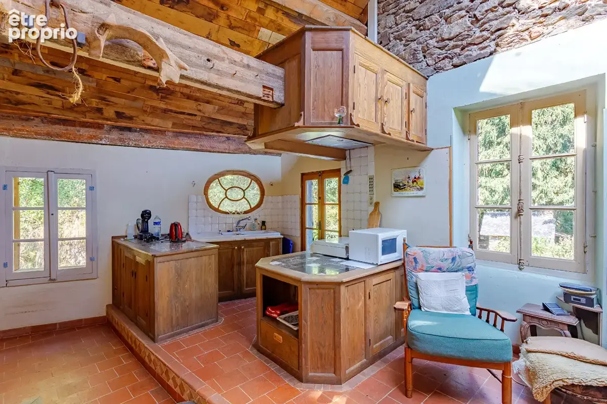 Ancien moulin au bord du Viaur -Vue magnifique sur l'eau - 185 m² habitables - photo 4