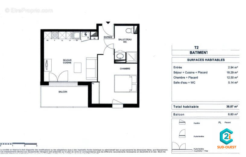 Appartement 40 m² à Frouzins  - photo 5