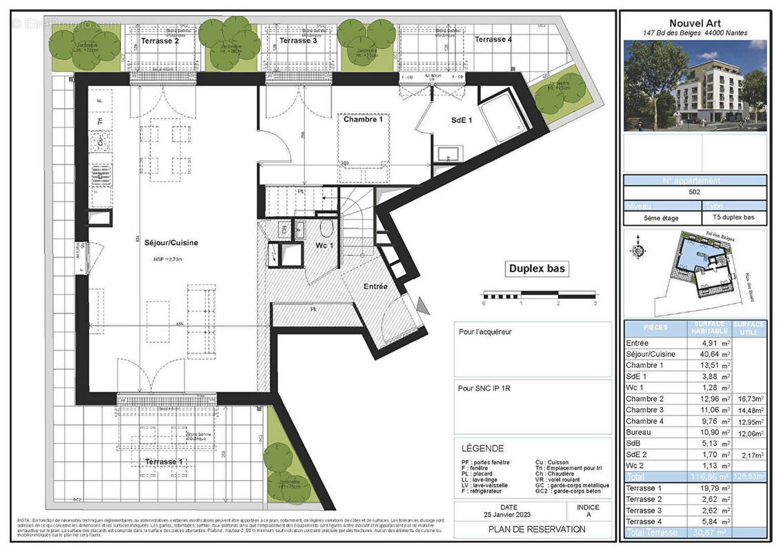 Appartement à NANTES