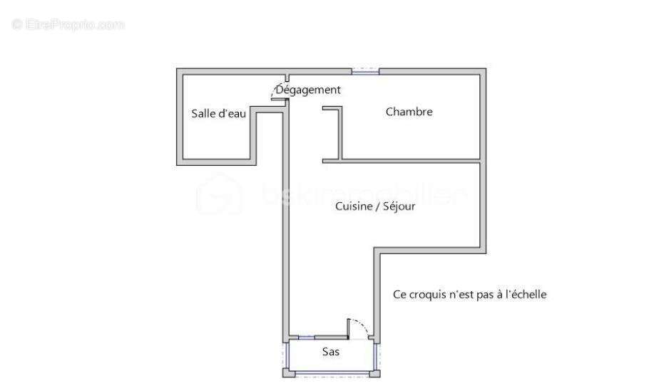 F2 de 30m² sur leudeville - photo 11