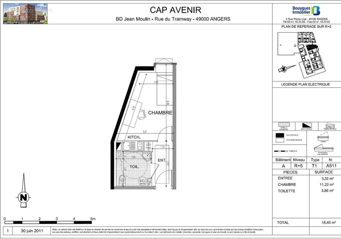 Studio meublé spécial investisseur - photo 3