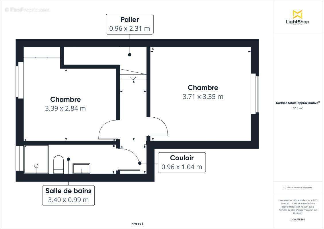 Duplex (type appartement-maison) de 5 pièces de 83 m2 avec cave et parking - Quartier Saint-Donatien à Nantes - photo 20