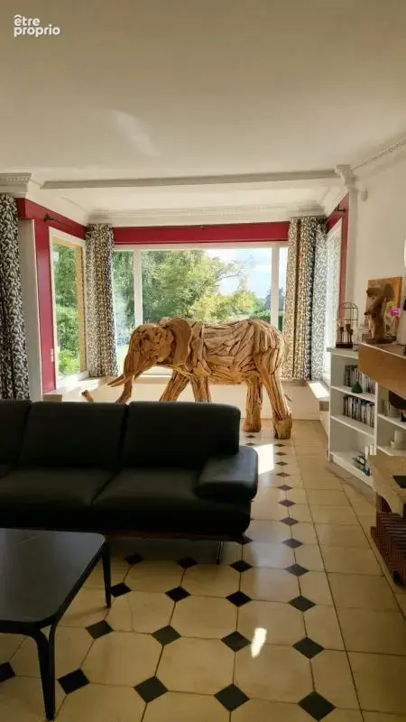Maison d'architecte à vendre à Pont-Audemer - 8 pièces, parc arboré et rivière - photo 13