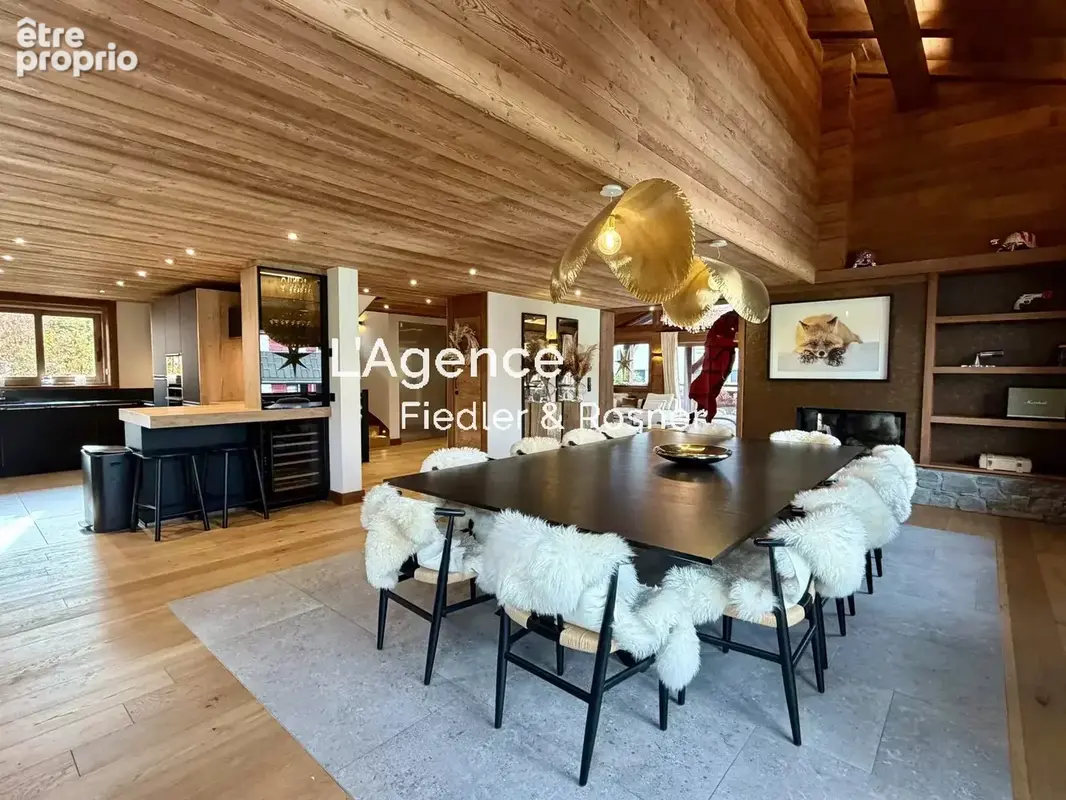Ref 693 : megève - rochebrune - luxueux chalet - photo 4