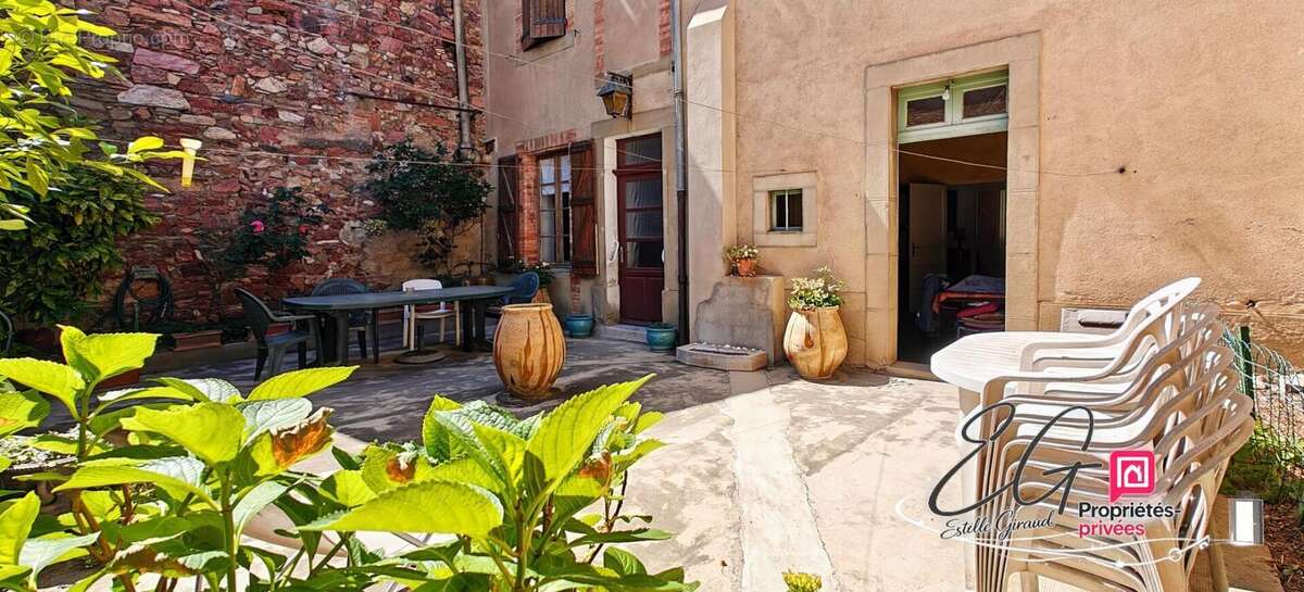 Maison de village de caractère avec cour intime et grand garage  à Caunes-Minervois - photo 2