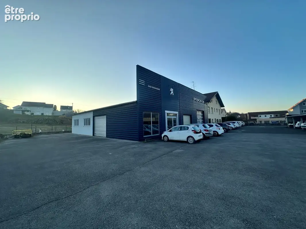DAMPIERRE-LES-BOIS - Garage automobile franchisé PEUGEOT avec maison d'habitation mitoyenne - photo 2