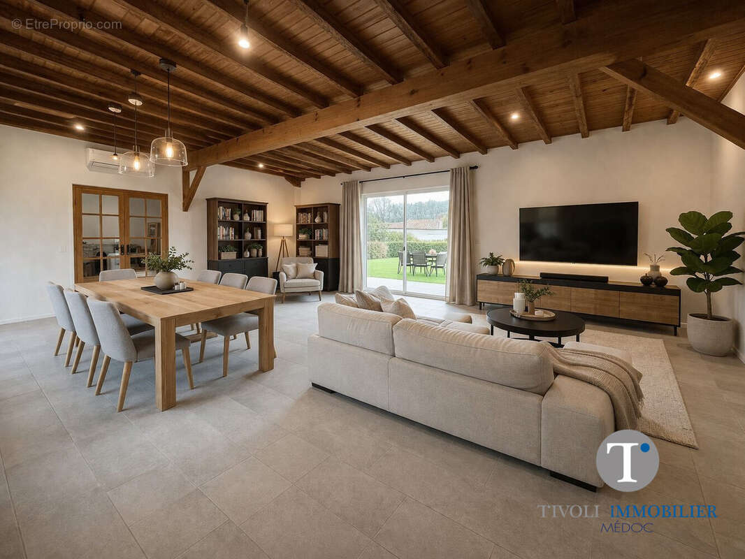 Photo non contractuelle. Projection salon.  - Maison à CISSAC-MEDOC