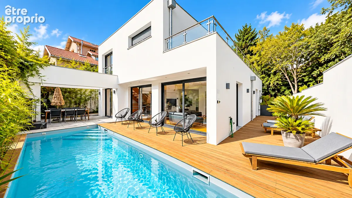 Architecture contemporaine - 2015 - piscine et grand garage - photo 18