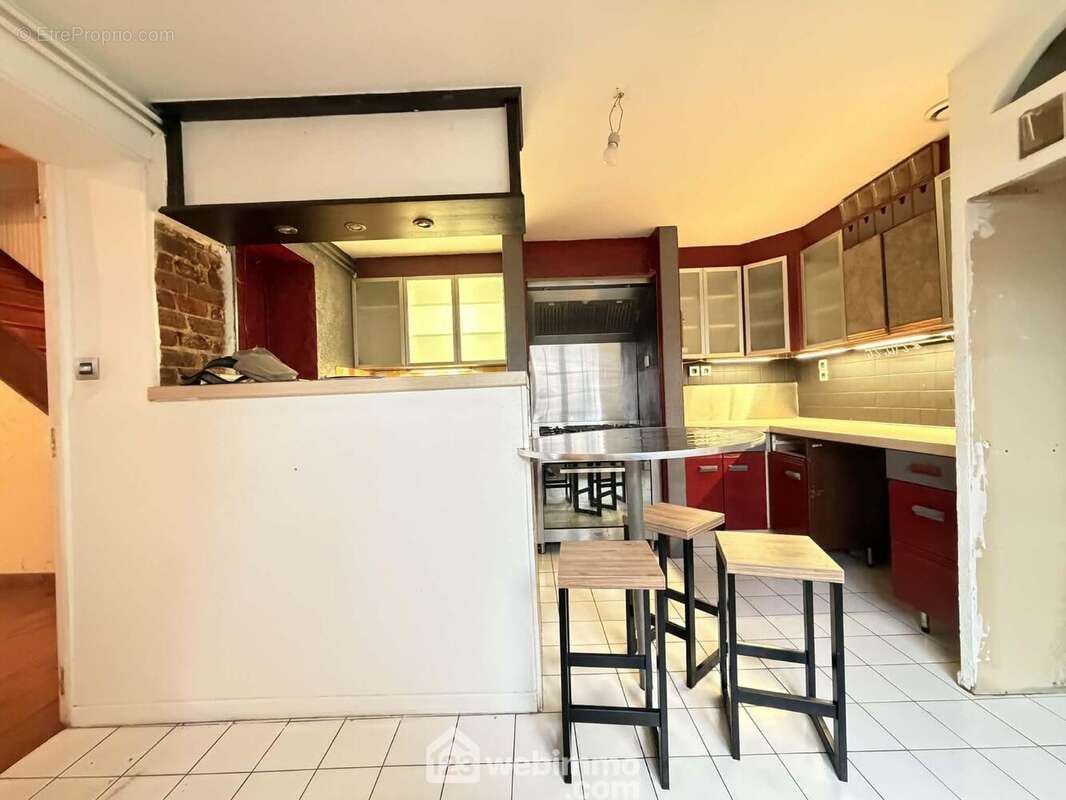 La cuisine équipée de 17 m² - Maison à LAON