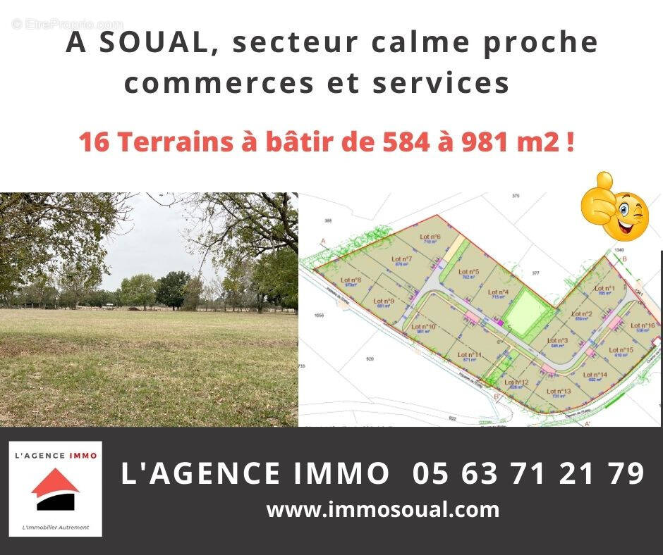 Terrain à SOUAL