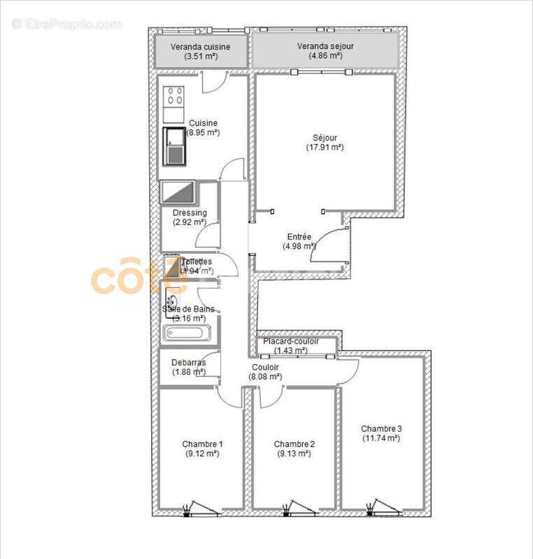Appartement à CRETEIL