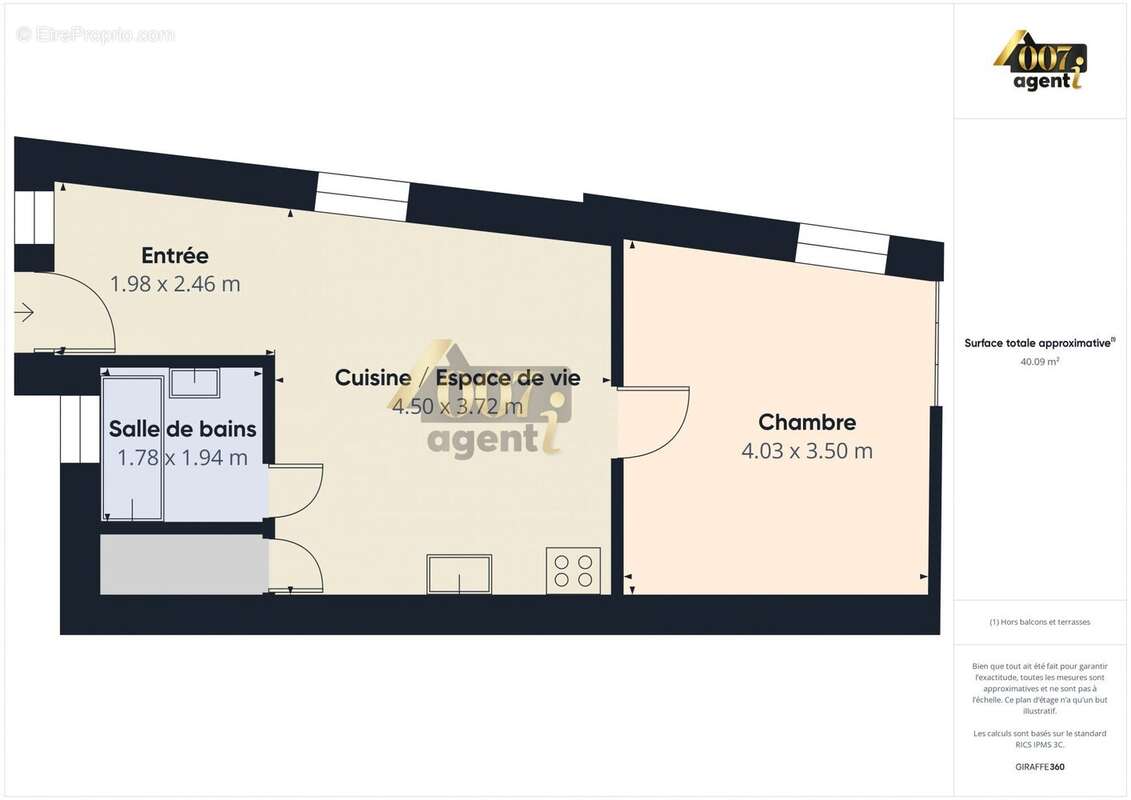 Appartement à SAINT-PIERRE-D'ALBIGNY