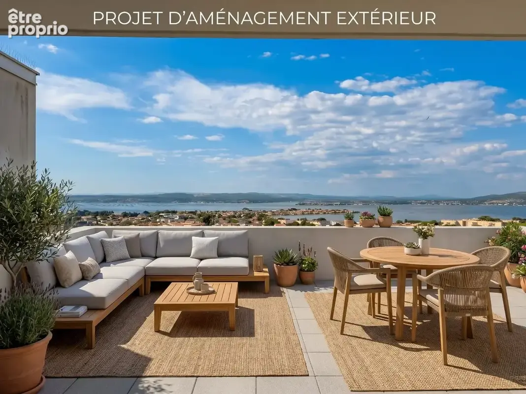 Appartement T3 64 m² + 35 m² de terrasse et vue panoramique... - photo 4