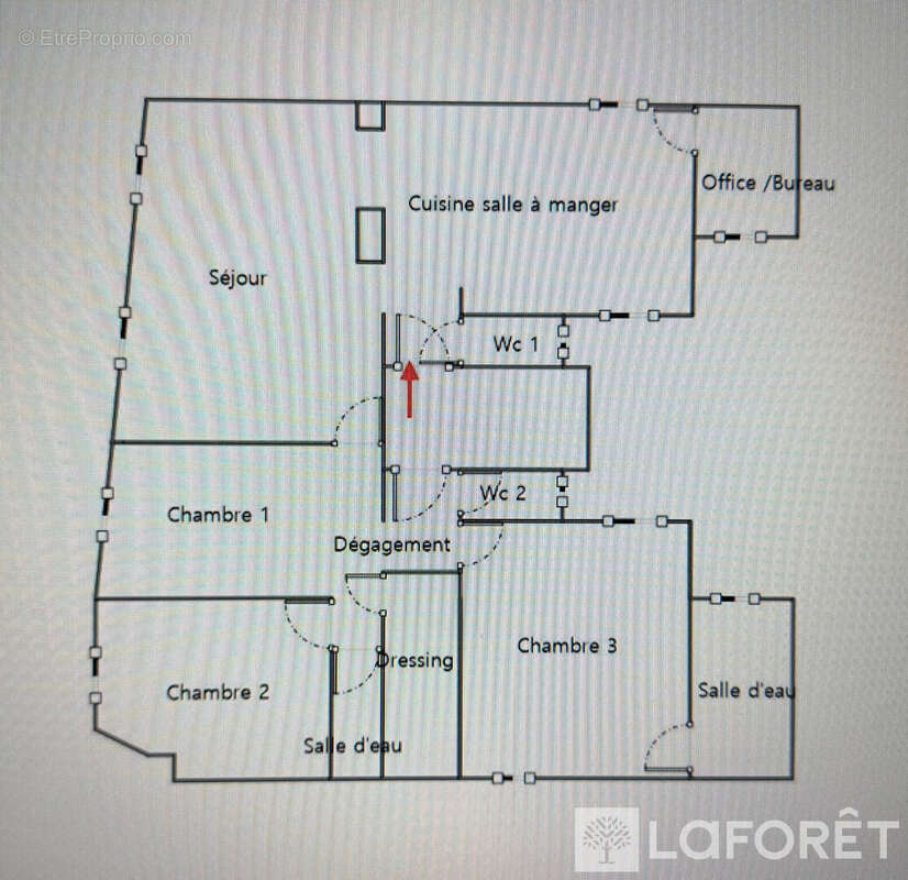 Paris XVII - Square des Epinettes 5 pièces + balcon - photo 8