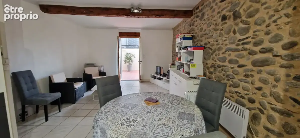 Ille sur tet - maison de village traversante avec terrasses et garage- sud - photo 2