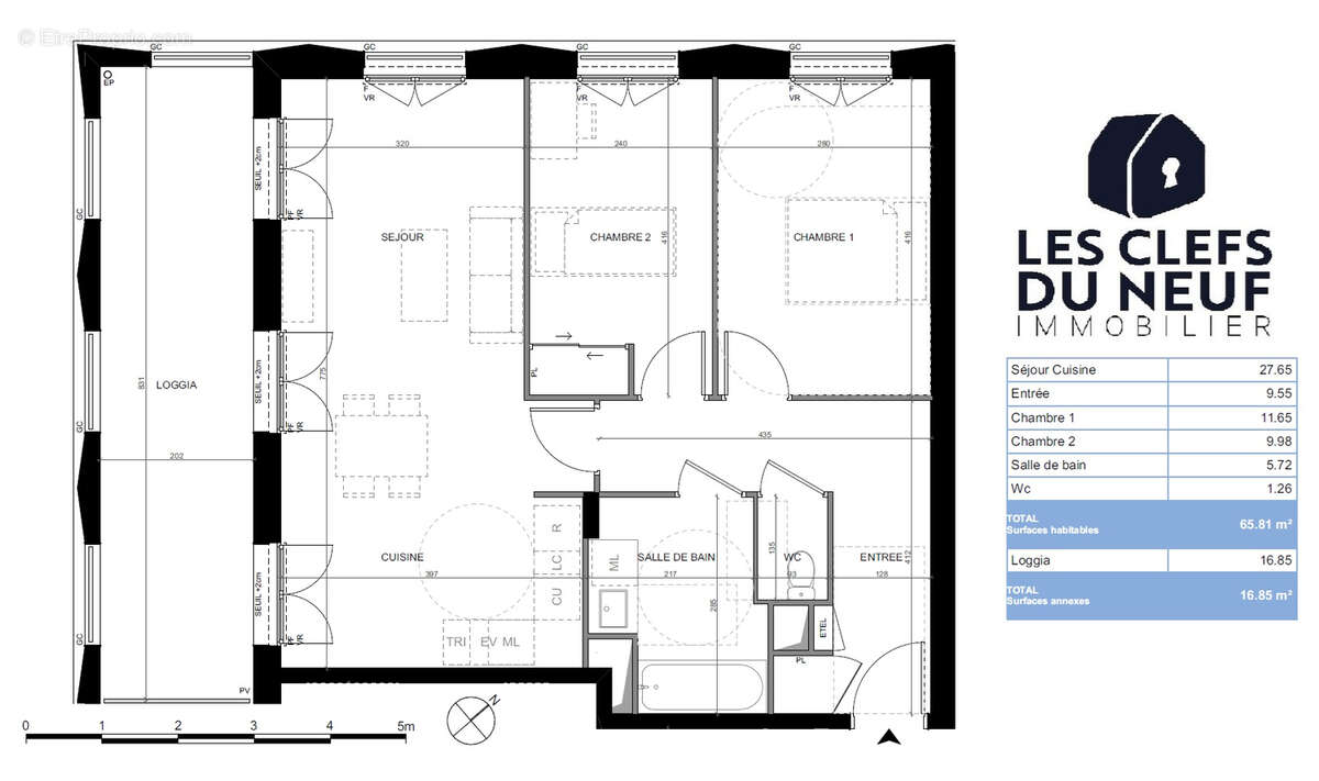 Appartement à TOULOUSE
