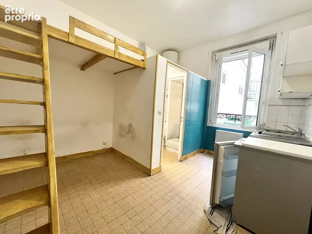 Paris 18ème - Jules Joffrin - Studio mezzanine 12.85 m2 - photo 2