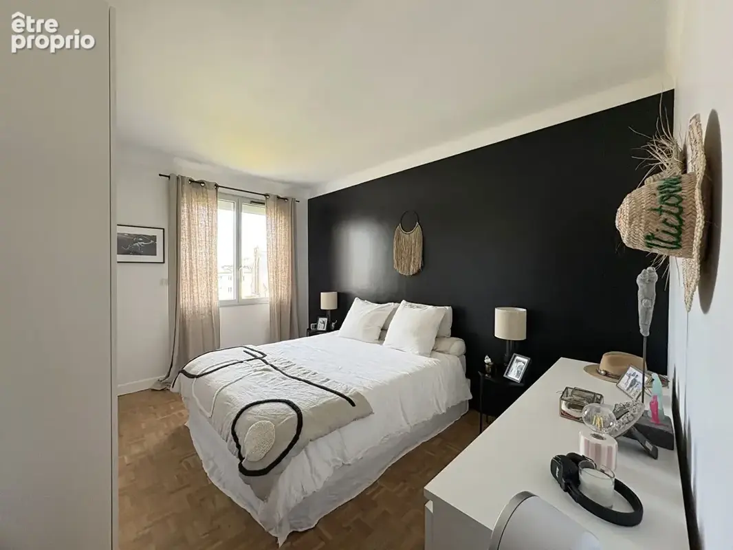 Appartement traversant 86,70 m² rénové avec goût au 6e et dernier étage avec balcons, parking et cave dans résidence de standing - photo 12