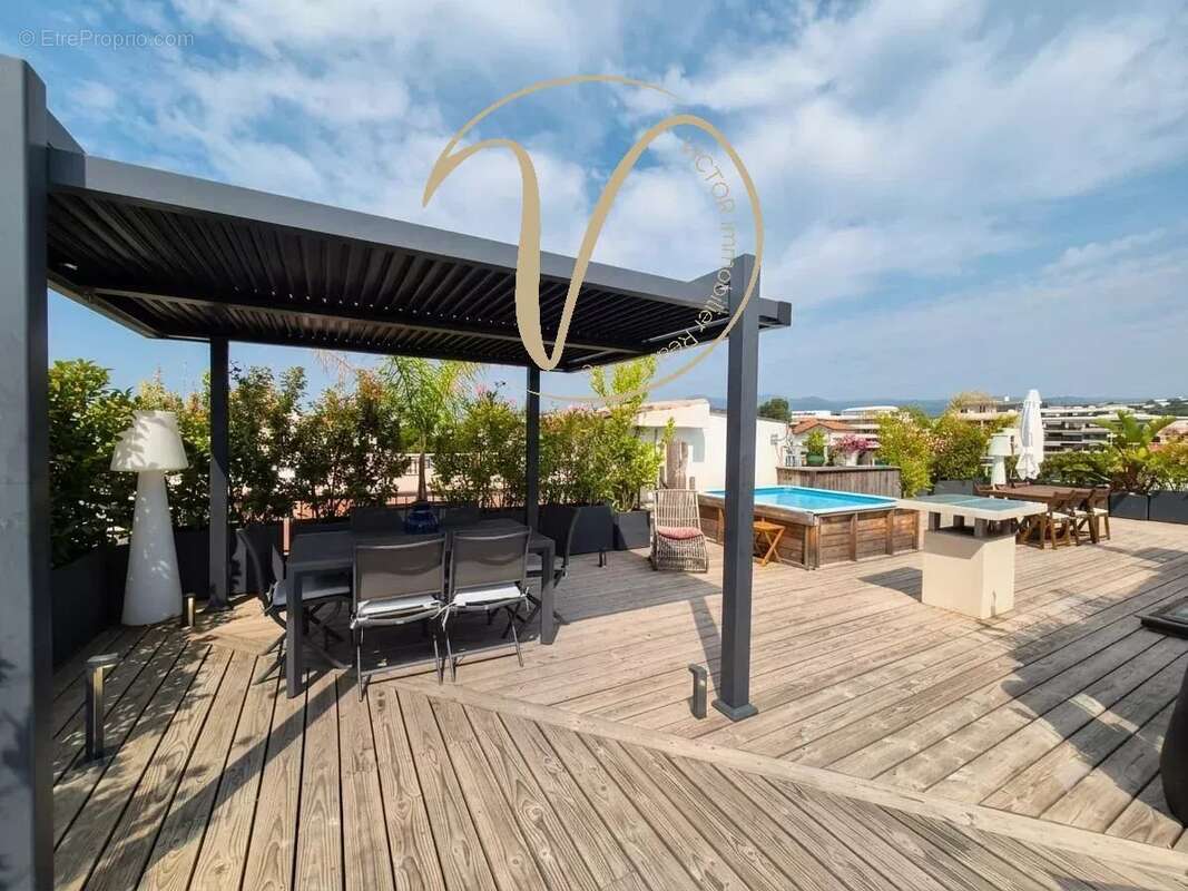 Cagnes sur mer - vespins - 4p toit terrasse parking - photo 6